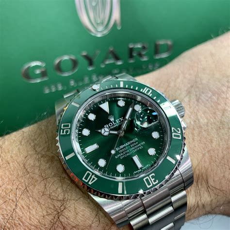 rolex sub green